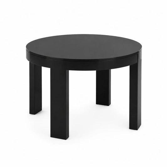 Tavolo rotondo in legno nero 120 cm