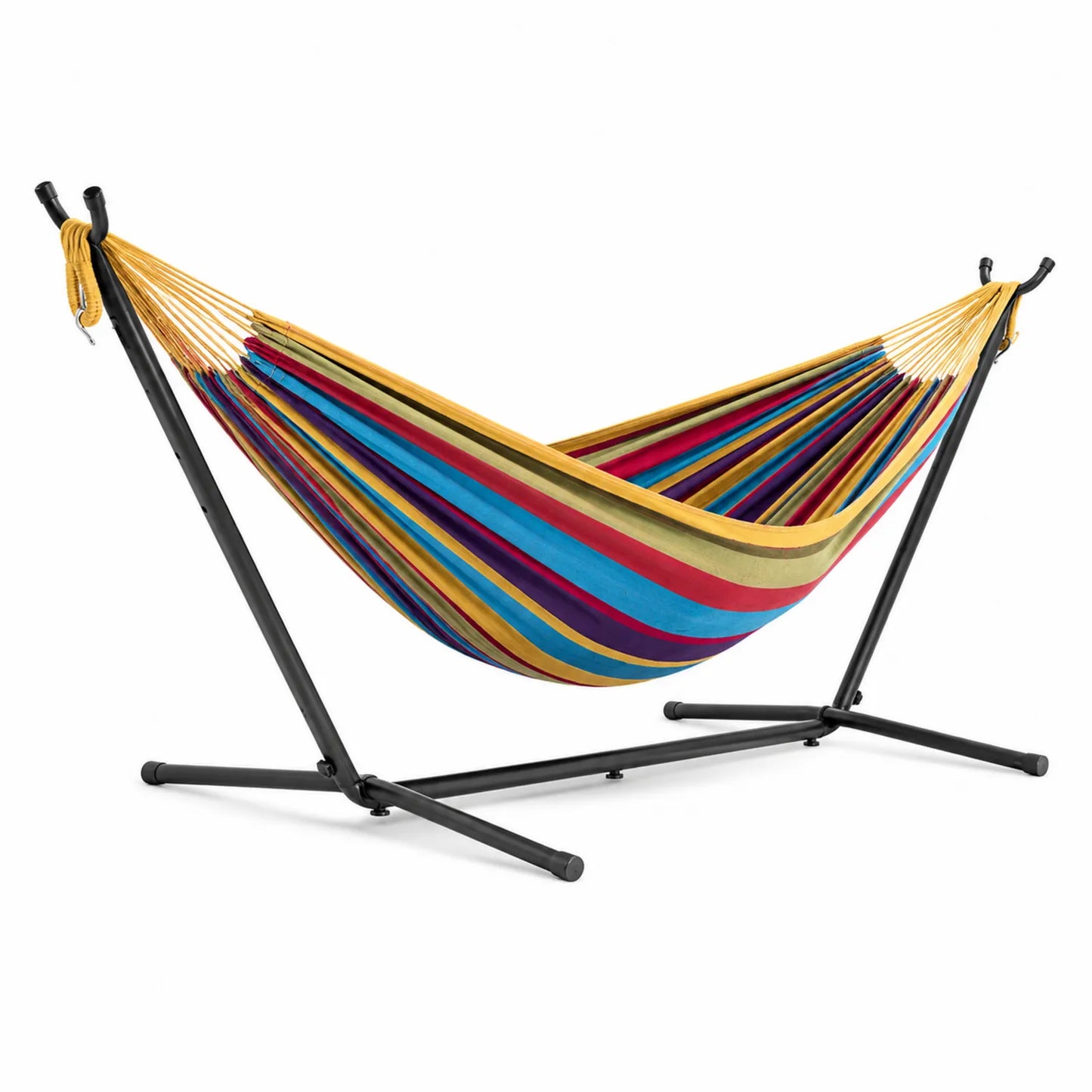 Amaca in Cotone Multicolore con Struttura in Acciaio